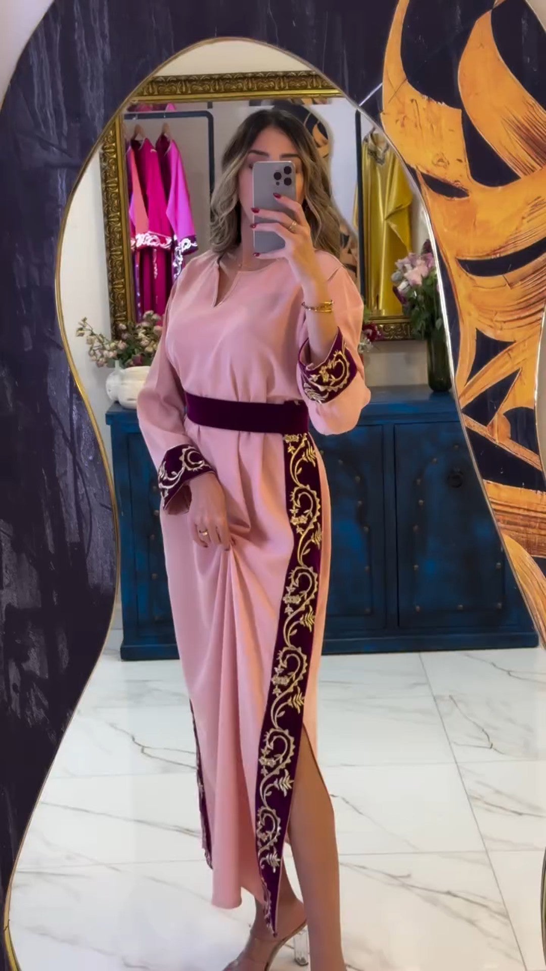 🌸 Caftan Élégance — The perfect blend of modernity and refinement
