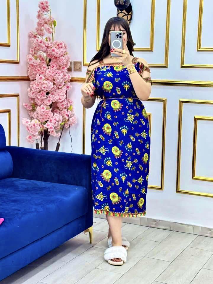 🌿 Kabyle Summer Dress – Freshness and tradition revisited