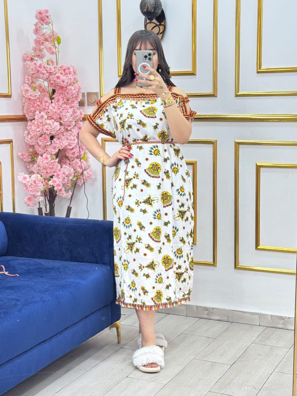 🌿 Kabyle Summer Dress – Freshness and tradition revisited