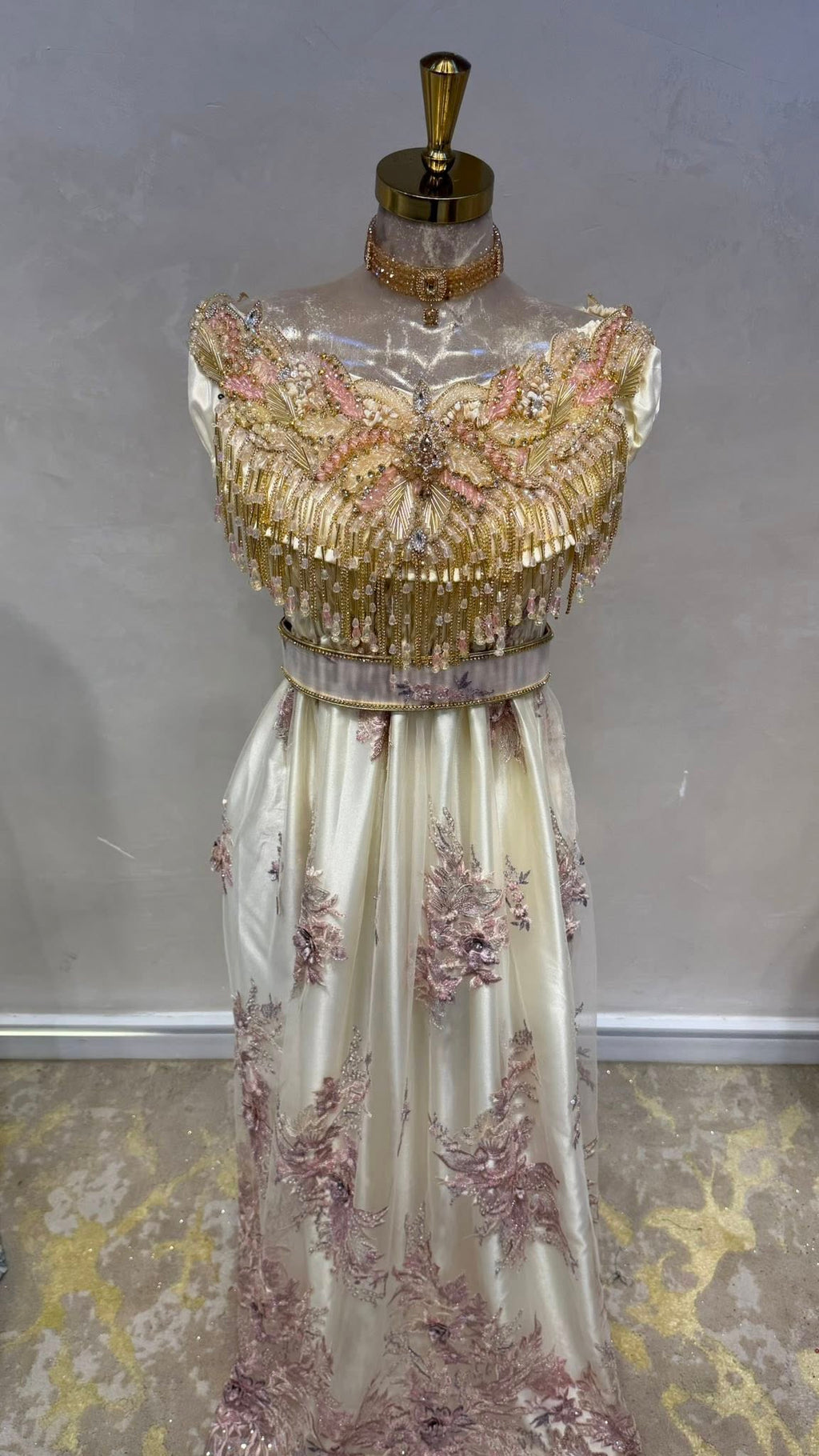 Oran Blouza Prestige – Rose Powder & Gold Shimmer