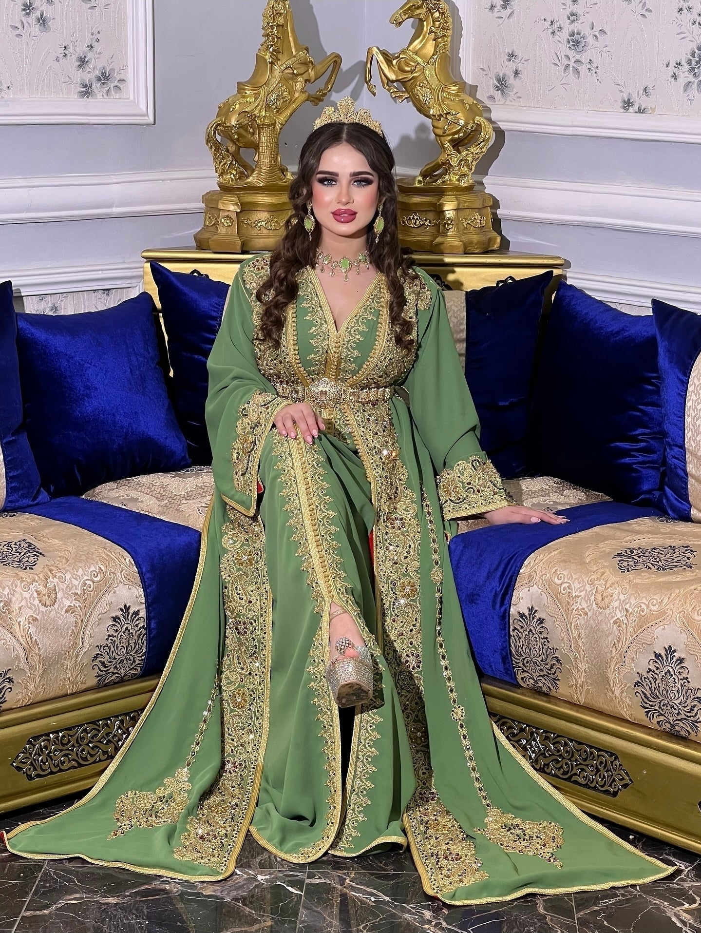 👑 Prestige Caftan Takchita – The Art of Shining on Grand Occasions