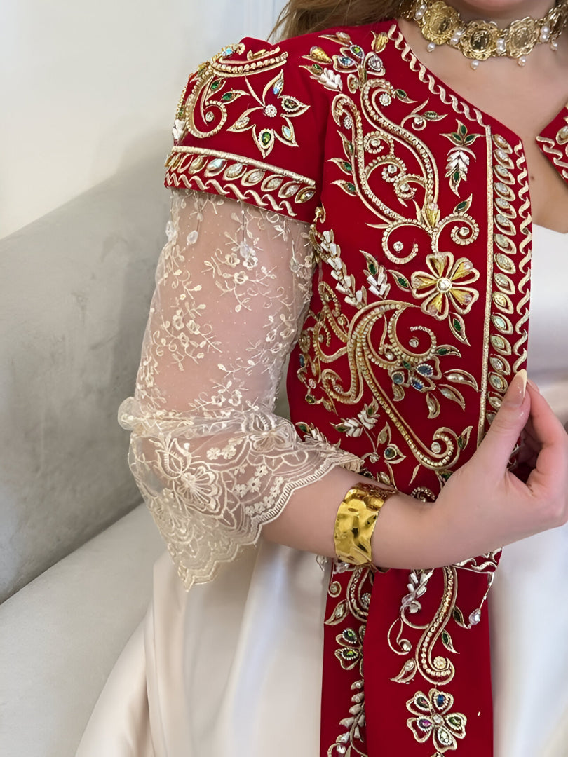 Gallila Algerian Brick & Ivory – Festive and Authentic Elegance 💫